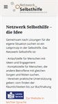 Mobile Screenshot of netzwerk-selbsthilfe.com