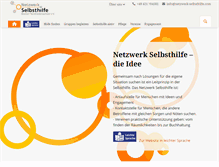Tablet Screenshot of netzwerk-selbsthilfe.com